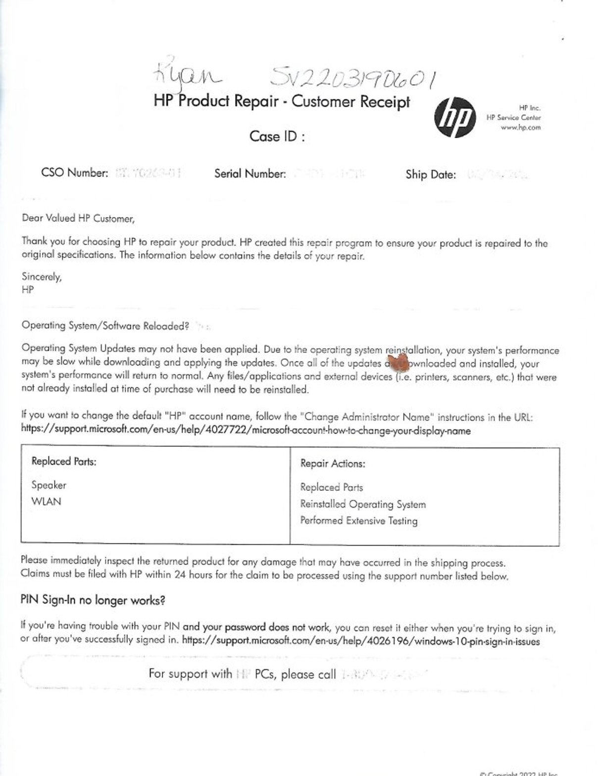 Complaint-review: HP - HP computer service is the worst in the world!. Photo #3
